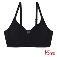 Bme (Flexi me Colletion) เสื้อชั้นในไร้โครง Level2 ฟองกลาง รุ่น ME1G19 สีดำ สีเทากลาง สีนู้ด