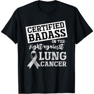 Lung Cancer Warrior Gift Funny Lung Cancer Awareness T-Shirt
