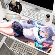 Anime Cute Girl Blue Archive Mouse Soft Pad Large Accessories 900x400mm Desk Mats Carpet Anti-slip L