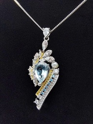 輕珠寶飾品 | 華麗璀璨系列墜飾 | 海藍寶