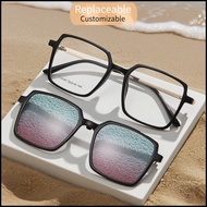 Polarized Sunglasses for Men Women Clip On Magnetic Shades Sunglasses for Spectacle UV400 Protection