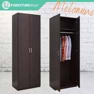 TAD ESCOT 2 Door wardrobe /almari/ alamri baju/ almari baju kayu ( MELAMINE ) ready stock