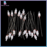 < beartwo > 60PCS Red Green Blue Red Neon Light Bulb Indicator Light Standard Miniature Bulb 4*10mm 