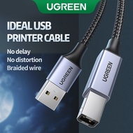 UGREEN USB Printer Cable USB Type B Male to A Male USB 2.0 Cable for Canon Epson HP ZJiang Label Printer DAC