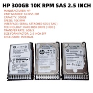 HP 653955-001 300G SAS 10K 2.5 652564-B21 for g8 g9 server  HARD DISK DRIVE ( HDD )