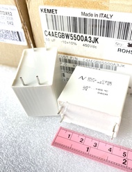 C4AEGBW5500A3JK KEMET อิตาลี(แพ็ค1ตัว) 50UF 450V MKP C4AE Polypropylene Film Capacitor แท้ใหม่แกะกล่