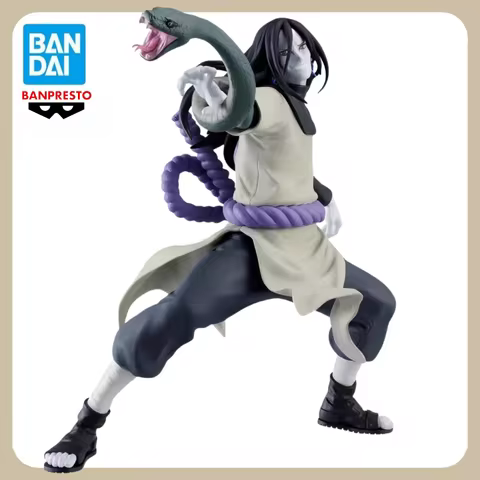 100% Bandai Official Genuine Banpresto Vibration Stars Orochimaru 15cm Original Anime Figures Model 