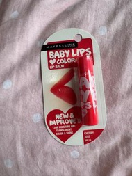 Maybelline baby lip color lip balm cherry kiss SPF10 有色潤唇膏