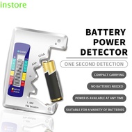INSTORE Battery Capacity Tester Capacitance Diagnostic Tool Digital Battery Level Tester Voltage Met