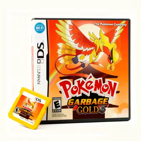 New NDS Game Card Pokémon Pure Heart Primeval Black 2 Conquest Twin Dragons USA Version (R4 Memory C