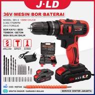 Terlaris!!! JLD Mesin Bor Baterai cas 10mm jld tool Impact Bor Baterai