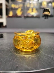 ‼️readystock‼️琉璃聚宝盆 风水招财必备🔮双面摆放(聚宝盆 /招财进宝) 包括底座包括元宝 聚宝盆12cm 聚宝盆10cm 聚宝盆8cm 聚宝盆5cm 🆓送底座 🆓送元宝