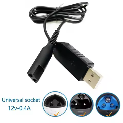 Electric Shaver USB Charger Cord for Braun Series S9 S8 S7 S6 S5 S3 S1 3040s 790cc 720s-4 7865cc 501