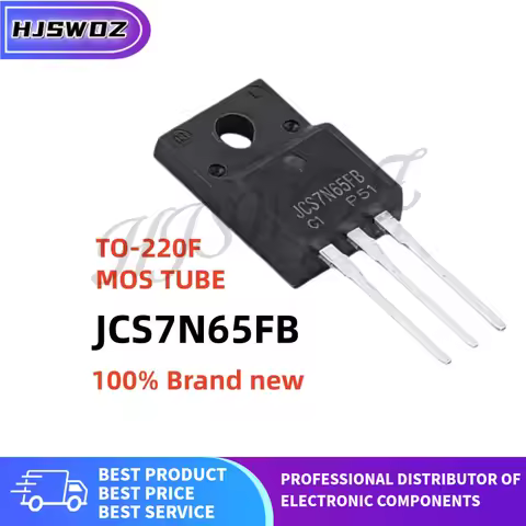 10-30PCS JCS7N65FB 7N65FB JCS7N65F TO-220F MOSFET Field effect transistor Brand new