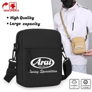 Arai Helmet Racing mini shoulder bag Men Waterproof Sling Bag Motorcycle Gear Crossbody Chest Pack