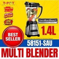 Hamilton Beach MultiBlend™ Blender (1.4L) 58151-SAU Blender Heavy Duty Blender Pengisar Serbaguna
