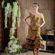 Baju Wanita Dress Batik Modern Baju Pesta