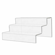 3 tier acrylic stand riser bended