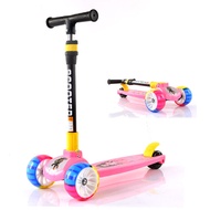 Scooter New Children's Toy Car Flash Music Single Scooter Boys and Girls Baby Luge Kids Walker Car