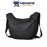 MENSPE Men's Leisure Chest Bag Large Capacity Shoulder Bag Wear-resistant Cross body Shoulder Pouch 