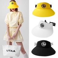 2023หมวกขอบใหญ่หมวกกอล์ฟของผู้หญิงแบบดั้งเดิม UTAA ไม่มีหมวกบังแดดด้านบนของใหม่ J.lindeberg DESCENTE PEARLY Gate ANEW Footjoywalbon Uniqlo