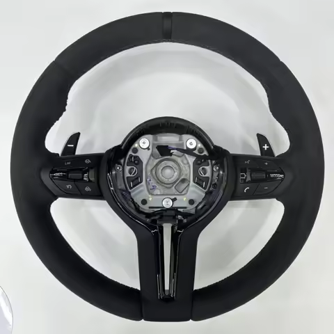 Car Steering Wheel Cover Suede For BMW M Sport F06 F10 F15 F16 F20 F21 F25 F30 F32gt F80 F82 X1 X3 X