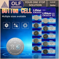 LR44 / LR41 / LR1130 1.5V Cell Lithium Battery (CR2016 CR2025 CR2032) Thermometer Watch Bateri Remot