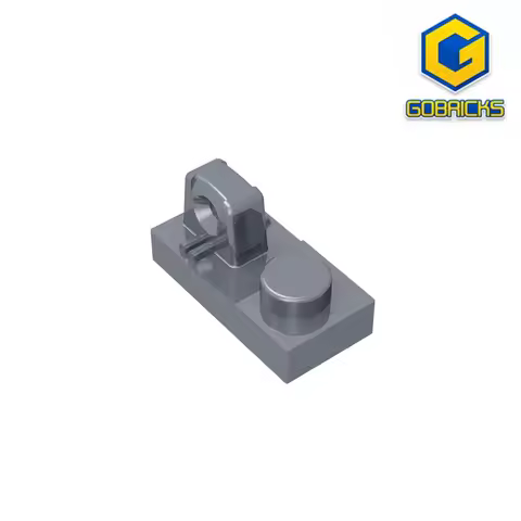 Gobricks GDS-824 Hinge Plate 1 x 2 Locking with 1 Finger On Top compatible with lego 30383 pieces of