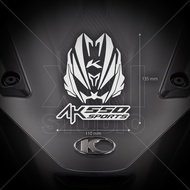 XIII _ AK550 SPORTS Front Styling Decorative Sticker