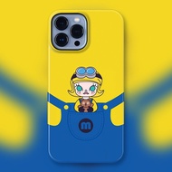 Ốp Lưng iPhone 15 pro Max Minions Double Layer Cartoon Blind Box Cute Molly Full Cover Soft Shell Pr