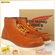 Ru_Dinesh[READY STOCK MALAYSIA] Red Wing 8875 Light Coffe High Cut Boots Original Leather