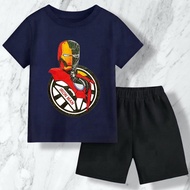 IRON MAN boys' suits 1-8 years old/ Trendy children's suits