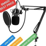 Bm 800 Mic Package + Stand + Pop Filter
