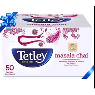 🔴มาใหม่🔴  Tata Tetley Tea Bags Masala (50 pouches) Master Tea Bag    JR3.9099🔥โปรโมชั่นพิเศษ🔥