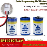 Suitable for LISUN LISUN ER14250 PLC Battery 3.6V Instrument Battery 1/2AA Delta PLC Battery er14250