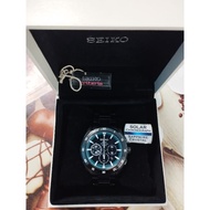 Seiko Solar Chronograph CAL. V175 Sapphire Crystal Glass Prelove