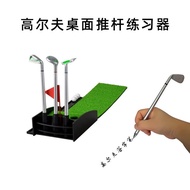 Signature Pen Golf Pen Holder Golf Ball Desk Ornament Practice Tool Creative Desktop Pen Stand Putte