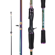 Sougayilang COD Joran Pancing Putar/Casting 2 Bagian 1.8M/6FT Bahan Serat Karbon Air Asin atau Air T