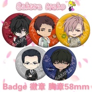 ❀Ready Stocks❀ Slow Damage 慢性伤害 NITRO CHiRAL Game Anime Button Badge 动漫周边徽章胸章 58mm