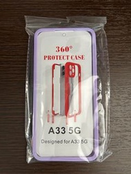 三星 Samsung  A33 5g 手機殻 Mobile phone case（360 度全包設計 360 All-inclusive protection design) (紫色 Purple)