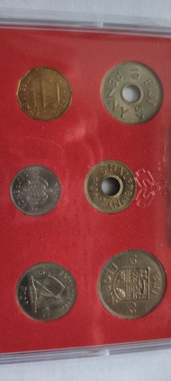 （ 1954-1965年）斐濟舊錢幣1套.
