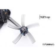 HQProp DT75MMX5 (2 Positive 2 Reverse) 10cm Handao Circle Machine 5 Blade Propeller 10cm Reverse Pus