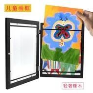 Children Frame Oak Frame Oil Painting Frame Decorative Frame Art Study Painting Paper Table A4 Wall-