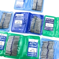 1Bag/ 50Pcs TF SERIES Dental Diamond FG High Speed Burs For Polishing Smoothing Dental Burs