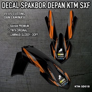 Decal Spakbor Depan KTM SXF