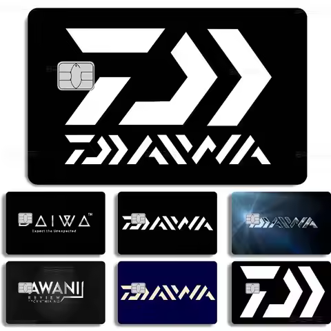 Fashion D-Daiwa Fishing Anime Young Creidt Card Debit Card Sticker Film Case Front Tape For Small Bi