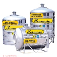 Tangki Air Formosa SUS316 Tahan Karat | HR/HHR/HS/HHS/ZR, Menegak/Slim, Berdiri/Tanpa Pendirian TANK