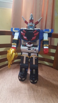 Mainan Robot DX Datas Hyper Zord Megazord Goseiger Rangers Megaforce