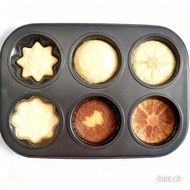 6 Cup Muffin Cup Cake Pan 6.5x3 cm Pumpkin Cake Mold