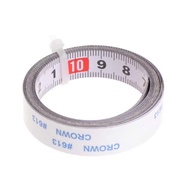 Adhesive Scale Steel Ruler Forward Reverse Centering Ruler with Adhesive Scale Tape Self-Adhesive Ru